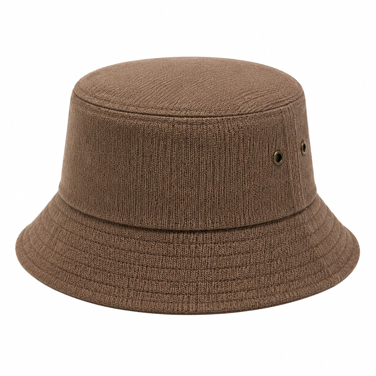 Chapeau bob taille unique en textile marron style décontracté