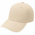 Casquette taille unique en tissu beige style baseball décontracté