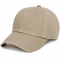 Casquette de baseball taille unique beige en textile à visière courbée style décontracté