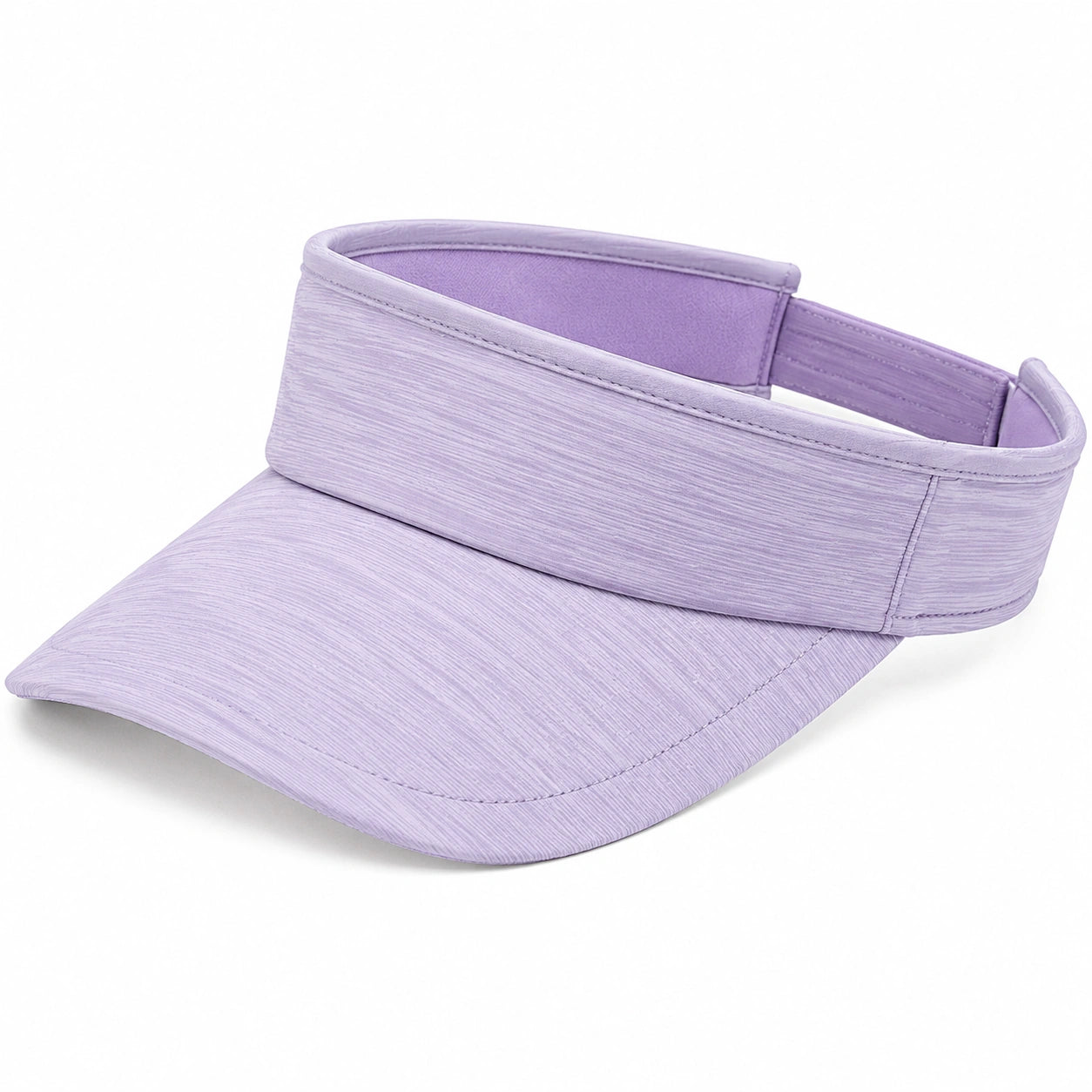 Visière taille unique synthétique lilas réglable pour protection solaire